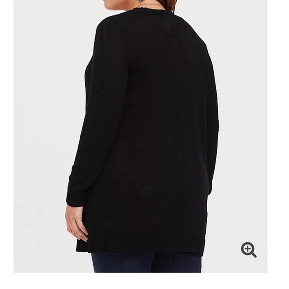 🖤🆕 Torrid Black Knit Cardigan - Picture 3 of 6